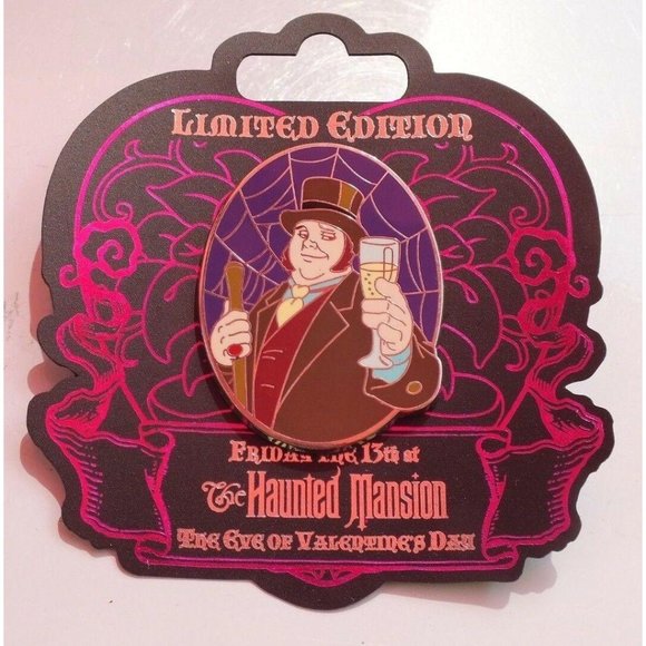 Disney Pin Friday 13th Haunted Mansion Reginald - Picture 1 of 5